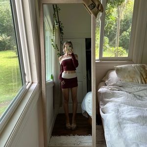 tigermist maroon matching set